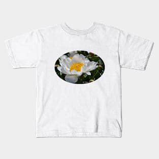 Fluffy Peony Kids T-Shirt